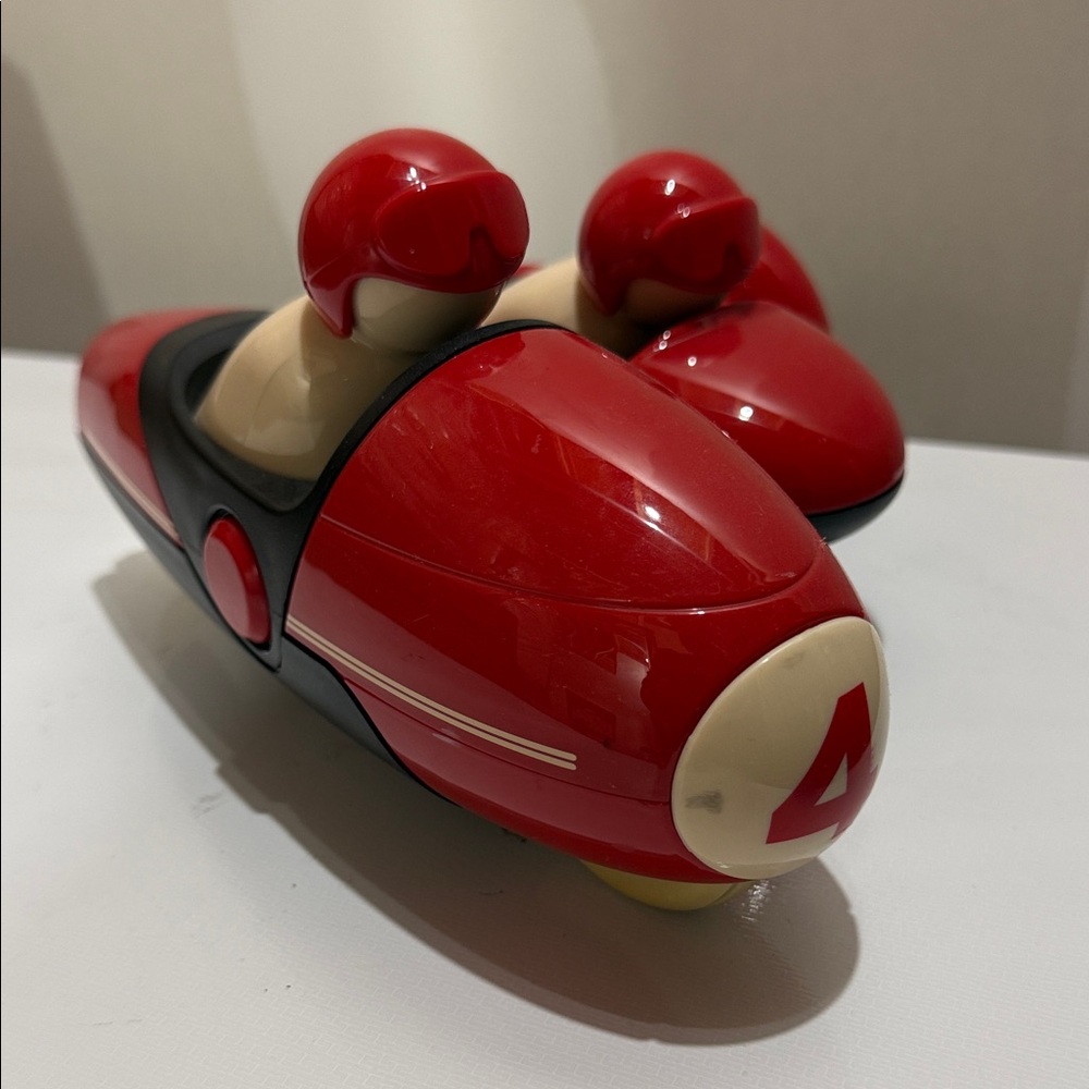 Forever 21 Red and Cream Toy Vehicle